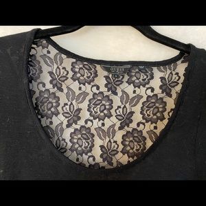Top with lace detail in the back, size S from Guess